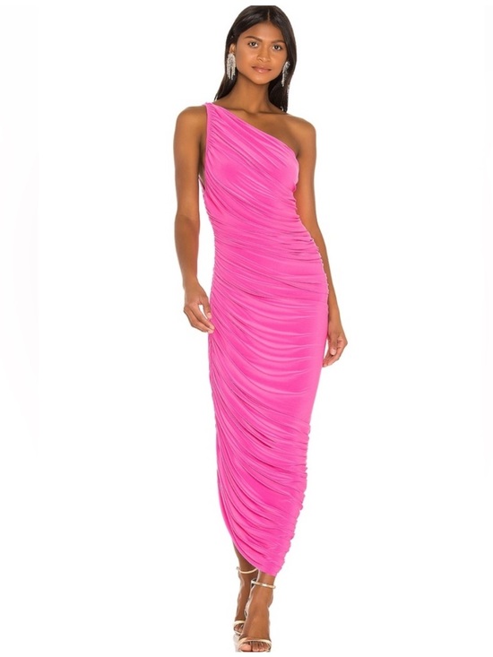 Norma Kamali Dresses & Skirts - Norma Kamali Diana Gown XS Orchid Pink NEW Tags